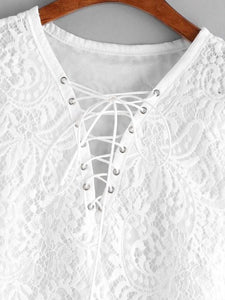 White Lace Blouse