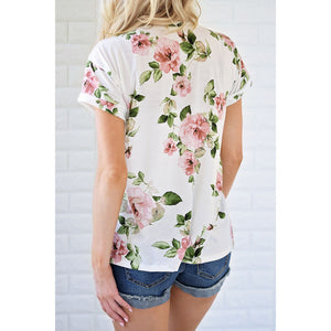 White Floral T-shirt