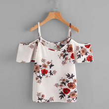 Floral Printed Casual Crop Top