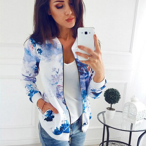 Floral Print Jacket