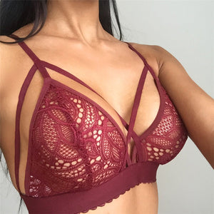 Simple Criss Cross Lace Bralette