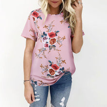 Casual Floral Print Short Sleeve