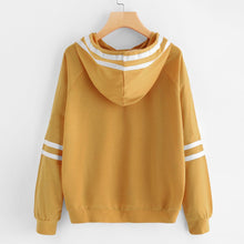 Mustard Double Stripe Hoodie